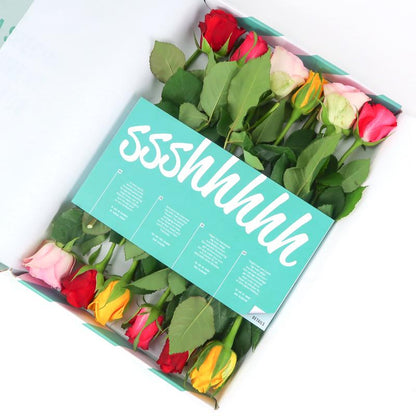 Brievenbus Kleurrijke Rozen – Een vrolijk en feestelijk cadeau 🌹✨ - Happy City Plants
