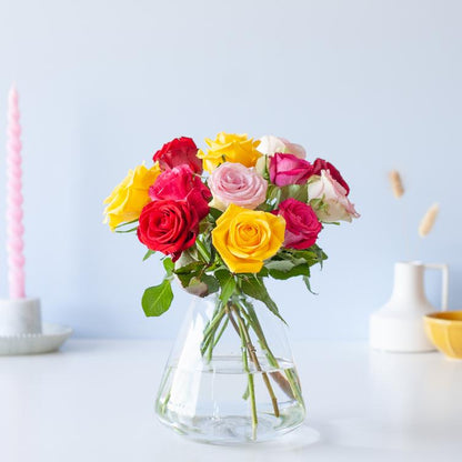 Brievenbus Kleurrijke Rozen – Een vrolijk en feestelijk cadeau 🌹✨ - Happy City Plants