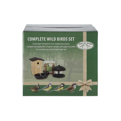 Compleet Vogelpakket - Vogelhuis en Vogelvoeding - Tuinaccessoires - Happy City Plants
