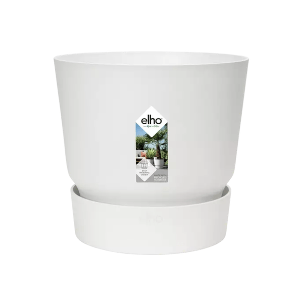 Elho greenville round white - D20cm - Happy City Plants