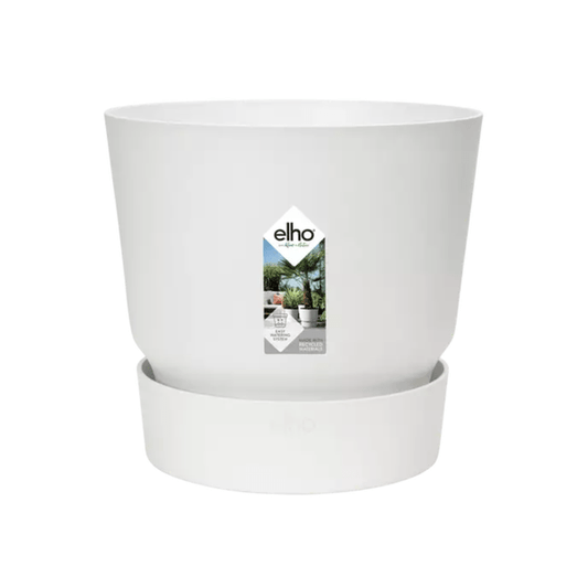 Elho greenville round white - D20cm - Happy City Plants