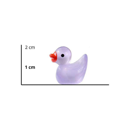 Glow in the dark - Ducks - Multi - ↑ 2 cm - 7 stuks - Happy City Plants