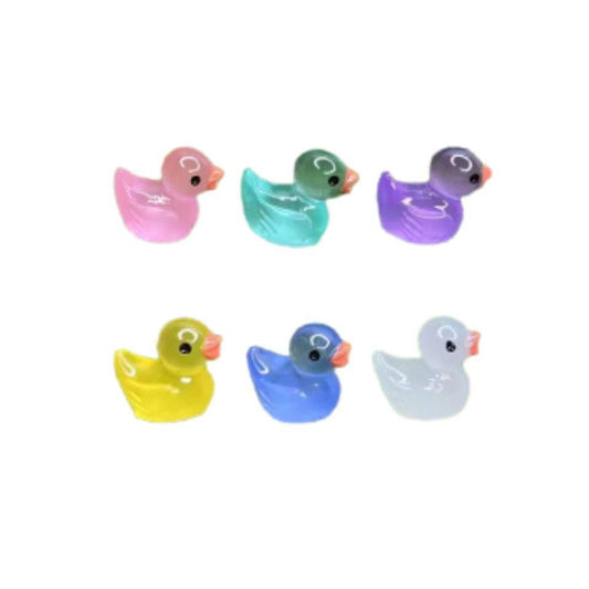 Glow in the dark - Ducks - Multi - ↑ 2 cm - 7 stuks - Happy City Plants