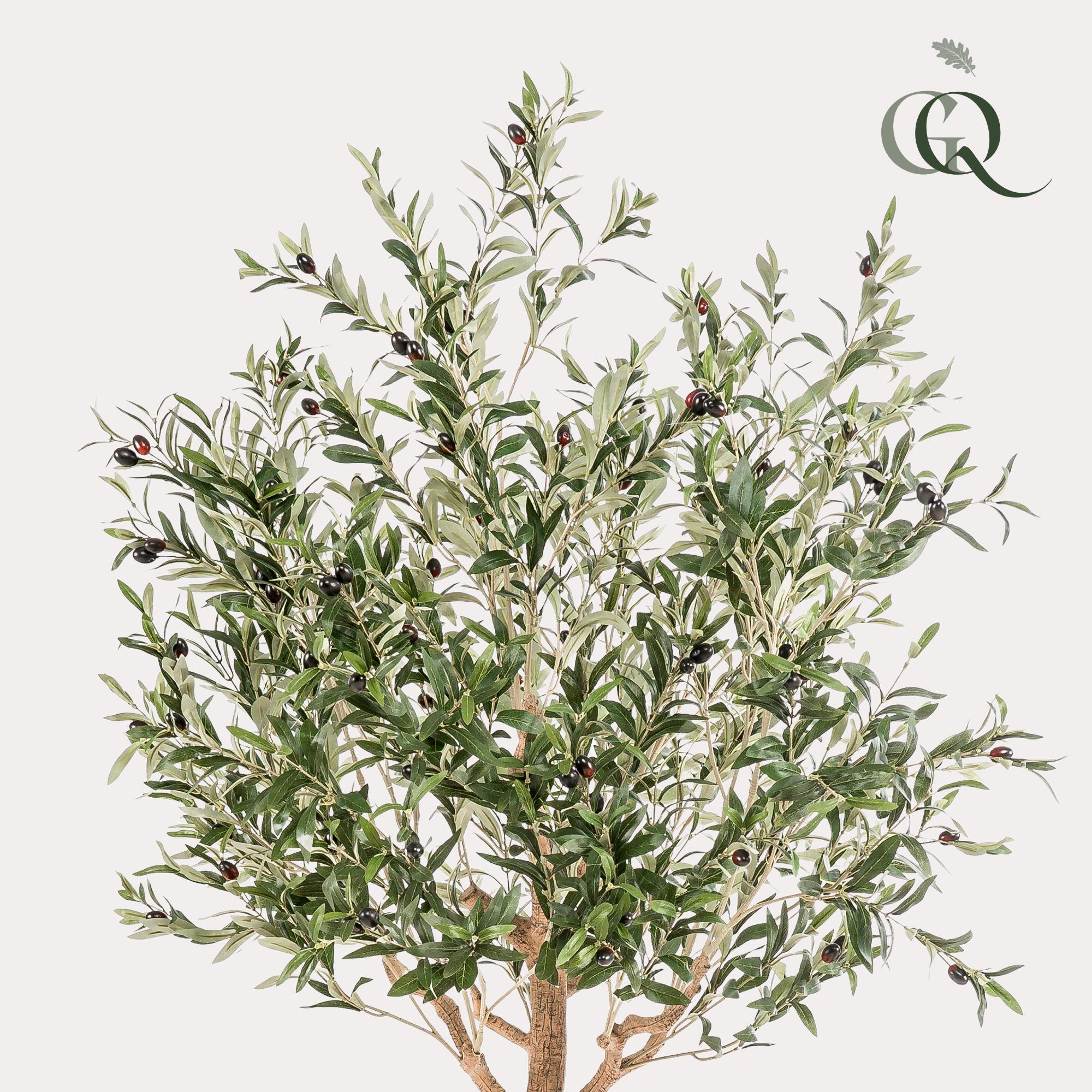 Kunst Olijfboom - Olea europaea - Olijfboom - 180 cm - Happy City Plants