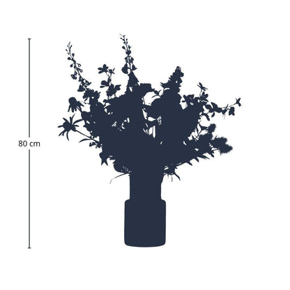 Kunstbloemen boeket - Bold & Bright - 70 - 80 cm - Happy City Plants