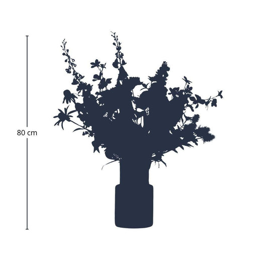 Kunstbloemen boeket - Bold & Bright - 70 - 80 cm - Happy City Plants