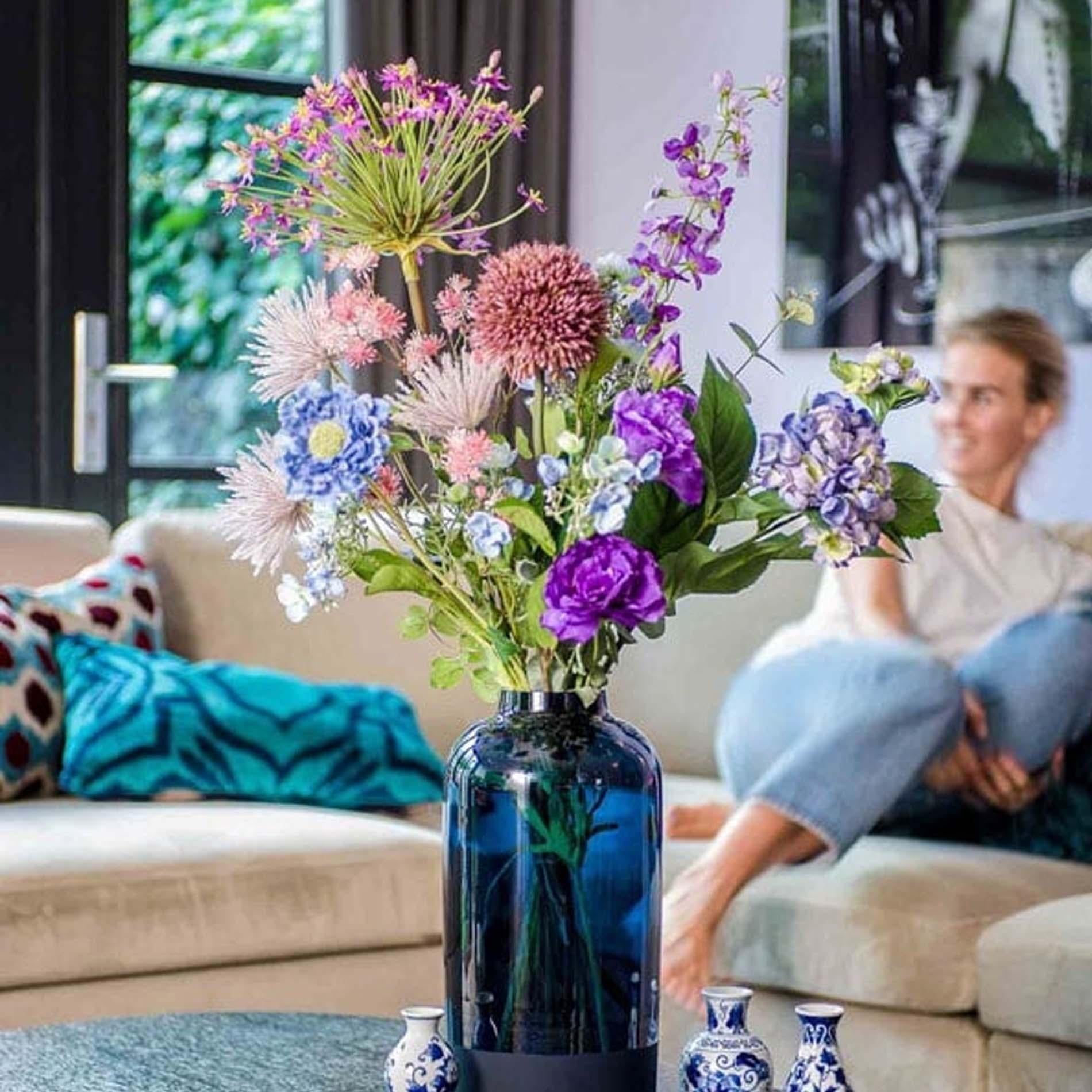 Kunstbloemen boeket - Pastel - 70 - 90 cm - Happy City Plants