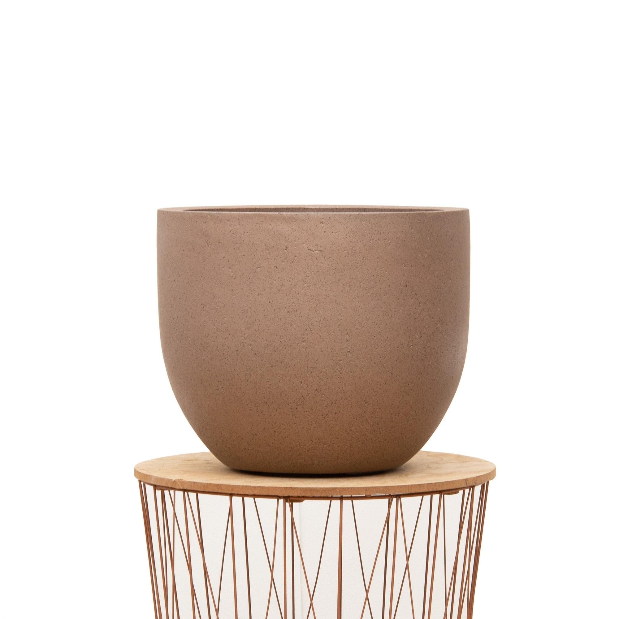 Pot Grigio New Egg Bronze - D55 x H46 - Happy City Plants