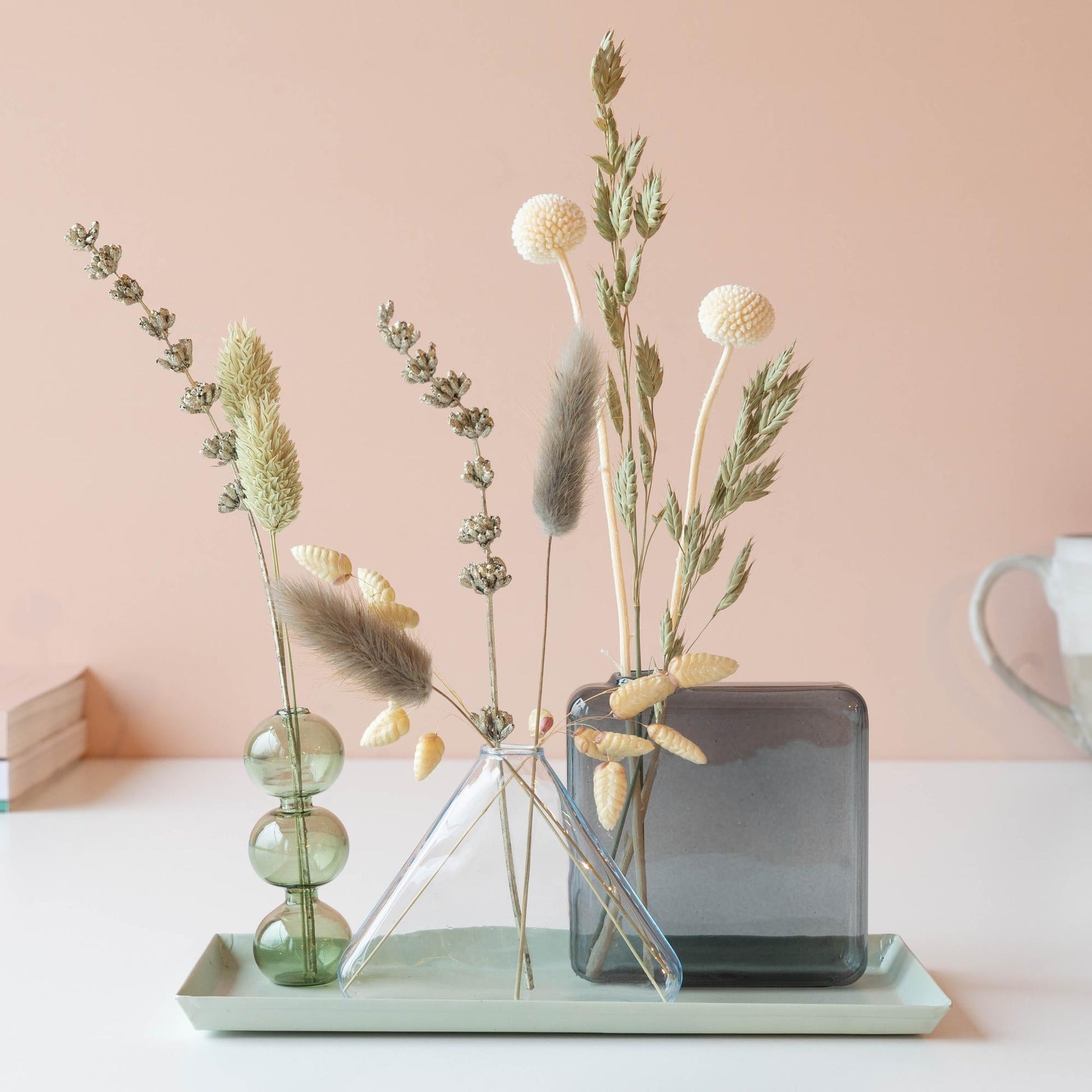 Stijlvol Droogbloemen Cadeau met Vaasjes – Duurzaam & tijdloos brievenbuscadeau 🌸✨ - Happy City Plants