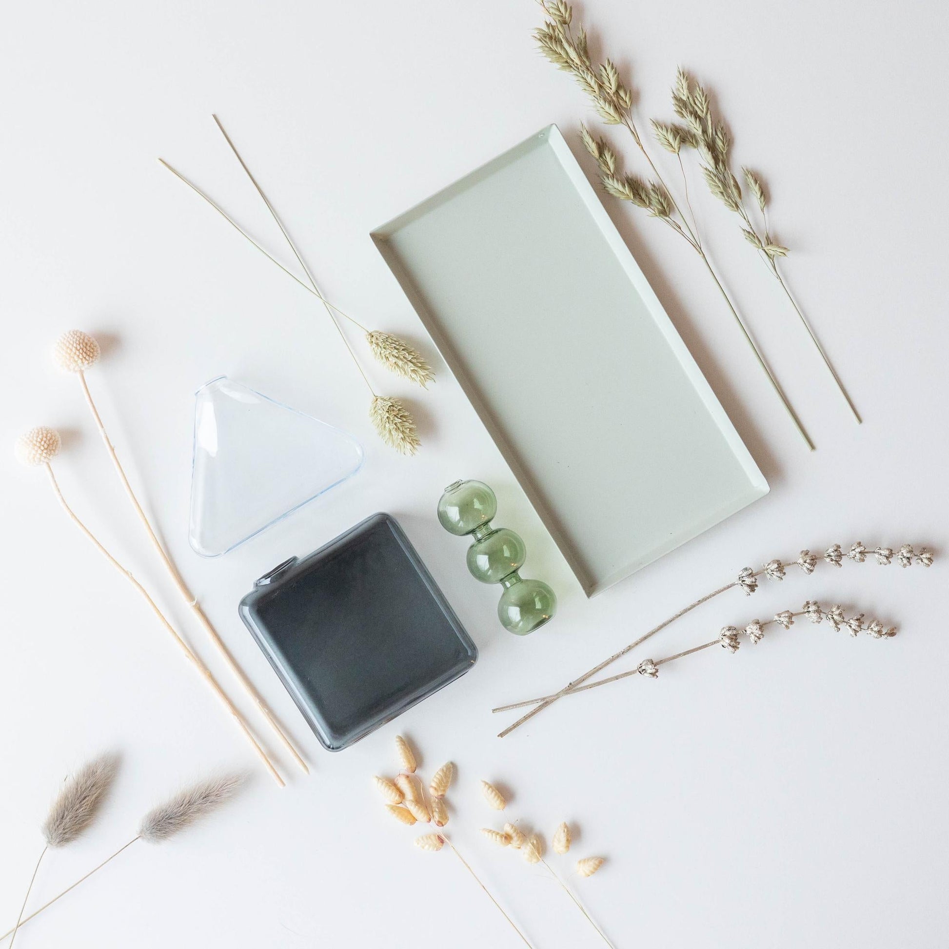 Stijlvol Droogbloemen Cadeau met Vaasjes – Duurzaam & tijdloos brievenbuscadeau 🌸✨ - Happy City Plants