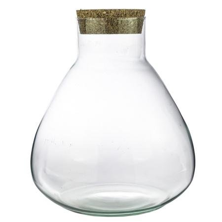 Terrarium Fles - Model: Sammie - Gesloten terrarium ↑ 26,5 cm - Happy City Plants