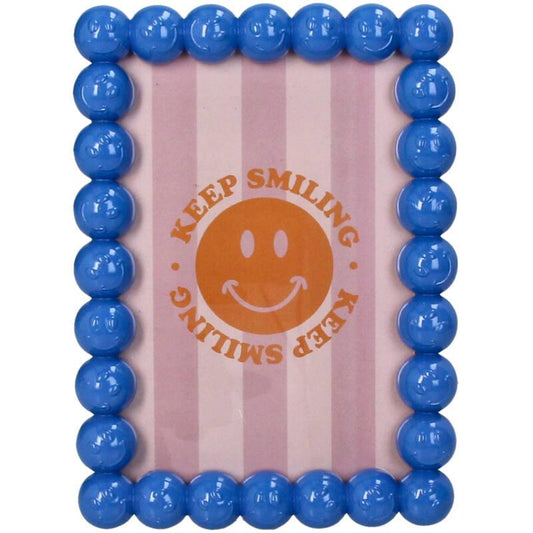 Fotolijst Smiley Polyresin Blauw 10x15cm