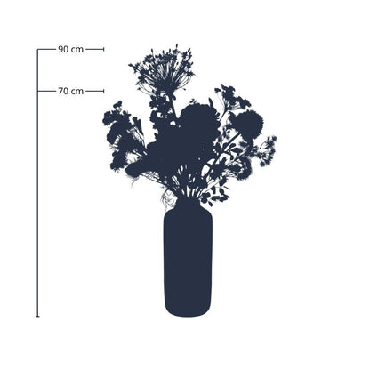 Kunstbloemen boeket - Pastel - 70 - 90 cm