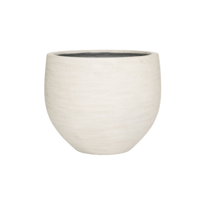 Jumbo Orb Ivory Washed - D88xH70
