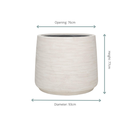 Jumbo Patt Ivory Washed - D93xH77