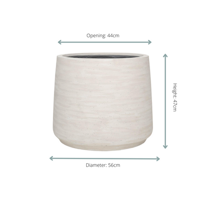 Jumbo Patt Ivory Washed - D56xH47