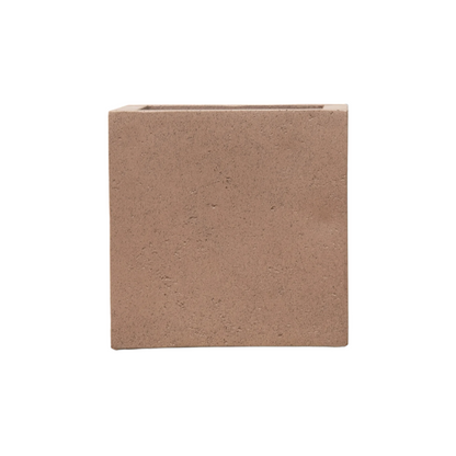 Pot Fabien – Stijlvol, Tijdloos &amp; Functioneel Vierkant Brons - D50 x H50