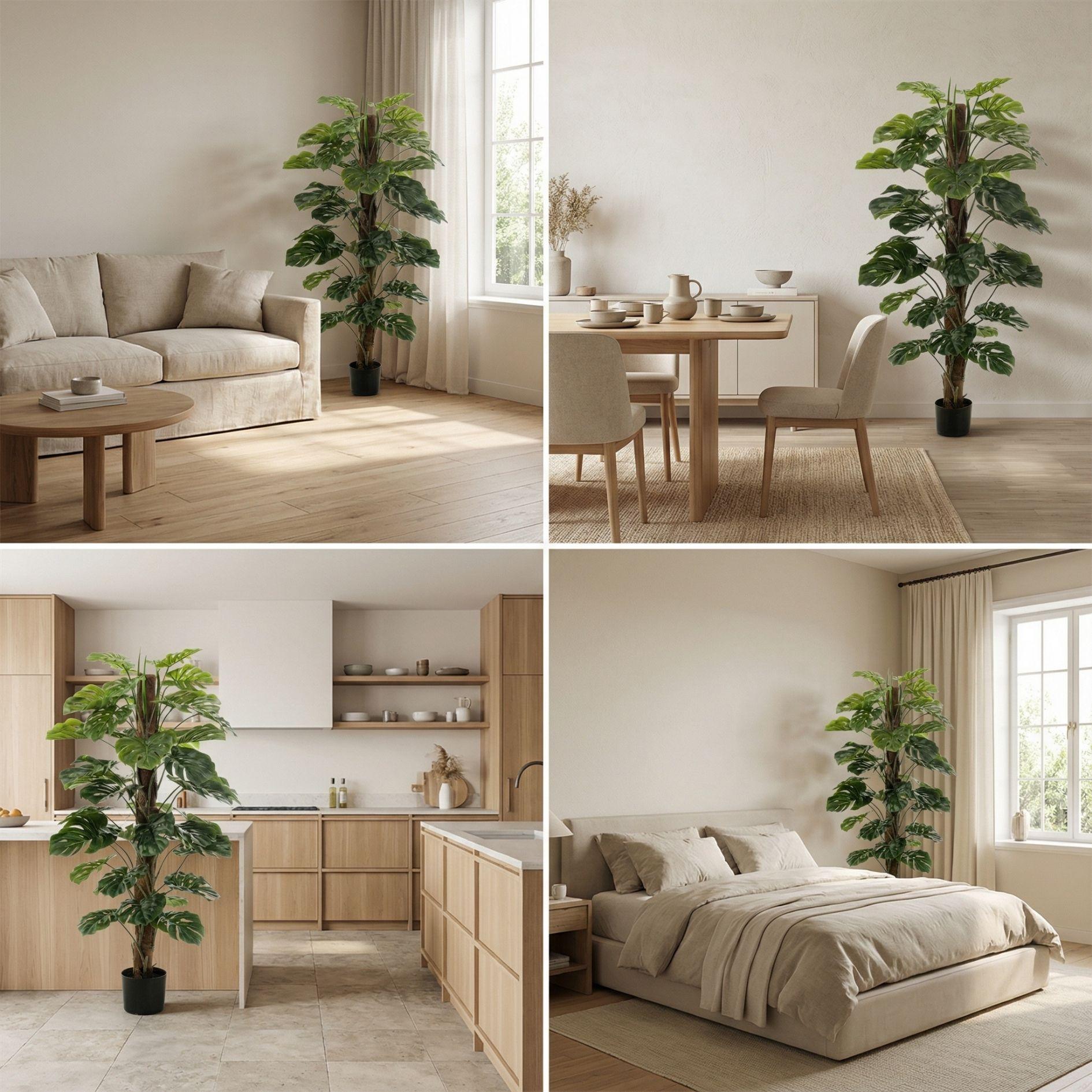 Monstera on pole 150 cm - Kunstplant - Artificial plant
